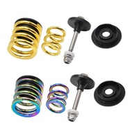 【CRAZY！】 Bicycle Spring Suspension Rear Shock ShocksTitanium Screw Rod ForBrompton 3Sixty【Shopee 082