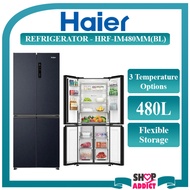 Haier 480L Twin Inverter Refrigerator HRF-IM480MM(BL) Peti Sejuk with 360 Degree Cooling System