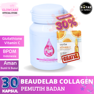 Beaudelab Collagen - 30 Kapsul - Pemutih Badan Permanen - Bisa COD -  Collagen Drink BPOM - Collagen