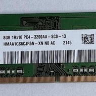 - RAM LAPTOP SK HYNIX 8GB 1Rx16 PC4 3200AA SCO 13 ORIGINAL