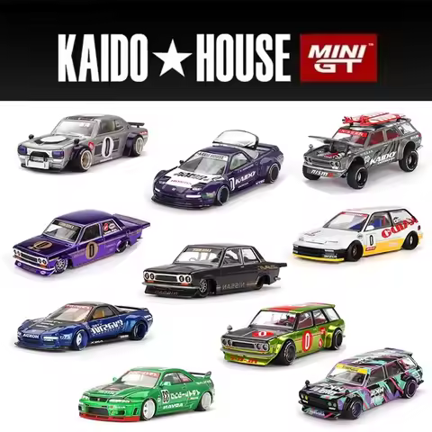 Kaido House 1:64 Skyline GTR R33 R34 NSX Evasive V2 Datsun 510 Honda CIVIC EF Miniature Toys Diecast
