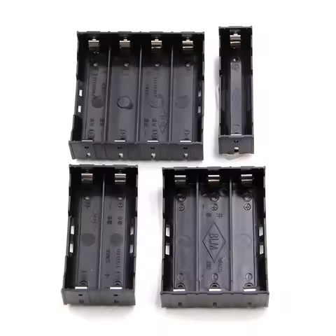 Plastic 18650 Rechargeable Battery Case Holder Storage Box For 18650 Battery 3.7V Pole Smart Power S
