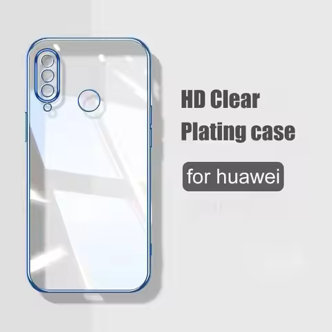 Luxury Plating Bumper Clear Case For Huawei P30 Lite P20 P40 P50 Pro Mate 20 P 30 Silicone Transpare