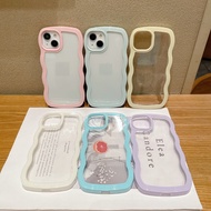 Casing for IPhone 6 6S 7 8 6PLUS 6SPLUS 7PLUS 8PLUS X XS XS MAX XR Wave Edge Transparent Design Full