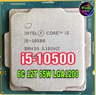 ซีพียู CPU Intel Core i5-10500 3.1GHz 6คอ12เทรด LGA 1200 ฟรีซิลิโคน1ซอง i5 10500