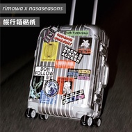 Luggage stickers rimowa Rimowa large suitcase sticker suitcase trolley case air consignment box decoration wate