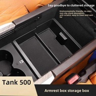 For tank 500hi4t/hi4z hybrid fuel handrail compartment interior upgrade central control storage box