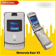 Hp V3 Original Motorola Razr V3 GSM Flip Original - Pink, Fullset