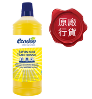 Ecodoo - 法國經典環保黑肥皂 - 天然地板家居清潔保養液(1公升)