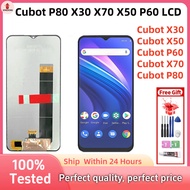 For Original Cubot P80 X30 X70 X50 P60 LCD Display Touch Screen Replacement