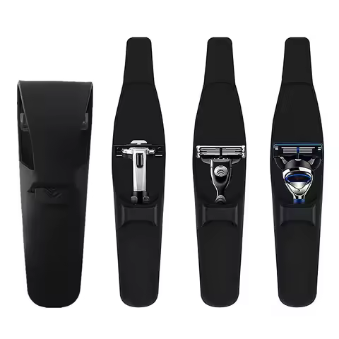 1 Pc Silicone Waterproof Safety Razor Case for Gillette Parker Merkur Soft Manual Shaver Case Carryi
