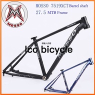 MOSSO 7519XCT Frame 27.5er 7005 Alloy Mountain Bike Thru Axle Frame 15.5 17inch Black Blue Bicycle Accessories