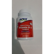 "(COD Now Foods Vitamin D3 5000 IU 10000IU Vit D3 120 Softgel - ORIGINAL 100%) "