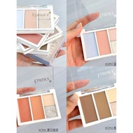 Eunarz Eunarz Four-Color Cheek Palette Eyeshadow Contouring Atmosphere Blush Highlight Brightening S