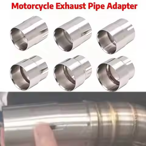Universal Motorcycle Exhaust Pipe 52/58/62/64MM Conversion 51MM Aperture Converter Adapter Escape Re
