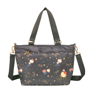 Hello Kitty 凱蒂貓 月亮忘記了 兩用手提包 JIK00A04BK  W31(底23) x D11 x H20cm  黑色