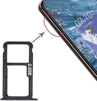 Ljintao SIM Card Tray + SIM Card Tray/Micro SD Card Tray for Nokia X7 / 8.1/7.1 Plus/TA-1131(Black) 