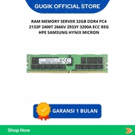 RAM MEMORY SERVER 32GB DDR4 PC4 2133P 2400T 2666V 2933Y 3200A ECC REG HPE SAMSUNG HYNIX MICRON