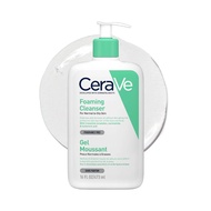 CeraVe Foaming Cleanser Gel Moussant 236ml/473ml – Daily Face Wash for Normal to Oily Skin