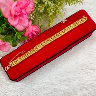 Jg GOLD KOREA/BANGKOK WOMEN BRACELET S SAKUK HOOK (WIDE 1.2CM/LONG 15CM-19CM)