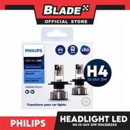 Philips Ultinon Essentials G2 Led Bulbs 6500K 11342UE2X2 H4 12-24V 21W- Headlight Bulb