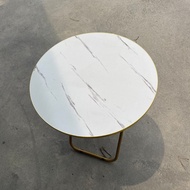 pothailanshop DT48-100 โต๊ะพับอเนกประสงค์สติ๊กเกอร์ลายหินอ่อน ง8-3