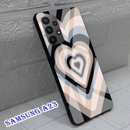 Softcase Glass Kaca SAMSUNG A23 - Casing hp SAMSUNG A23 [ S55 ].