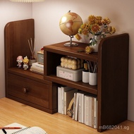 Desk Bookshelf Artifact Bookcase Multi-layer Storage Rack Desktop Office Solid Wood Dormitory Workst