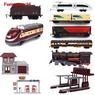 Classic Train Set Vehicle Toy with Simulation Rail Track Carriages for Adventure