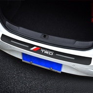 Carbon Fiber Car Trunk Rear Bumper Guard Protector Sticker for Toyota TRD Vios Yaris Hilux Altis Cam