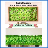 ▫ ✤ ✢ School black board  and valancer  Window Curtain,.,.parpala design,.,.