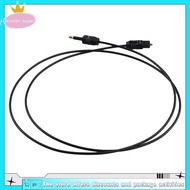1m 3ft Toslink to Mini Plug 3.5mm Digital Optical SPDIF Audio Cable Gold Plated