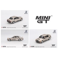 MINI GT MGT 1076 MERCEDES-BENZ 190 E 2.3-16 11 1984 NURBURGRING RACE OF CHAMPIONS W/ FIGURE AYRTON S