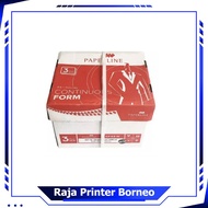 MERAH CF Continuous Form Paperline Paper 3 Ply Small P/W NCR White Red Yellow 9 1/2 x 11 in