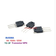 1 Piece BU508A BU508 8A 1500V 125W TO-3P HIGH VOLTAGE FAST-SWITCHING NPN POWER TRANSISTORS Transisto