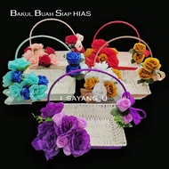 Bakul Petak Siap Gubah / Bakul Hantaran / Bakul Buah siap Gubah