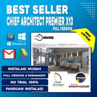 Chief Architect Premier X13 full version / 3D Design Software / 2D Architect / Sketchup Chief Archit