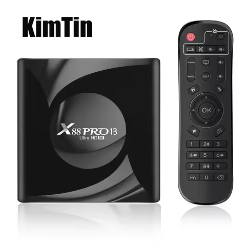 X88 Pro 13 4GB 64GB 32GB Smart Android TV BOX Rk3528 Quad Core TB BOX 4K 60tps 2.4G 5G WiFi 2G 16G M