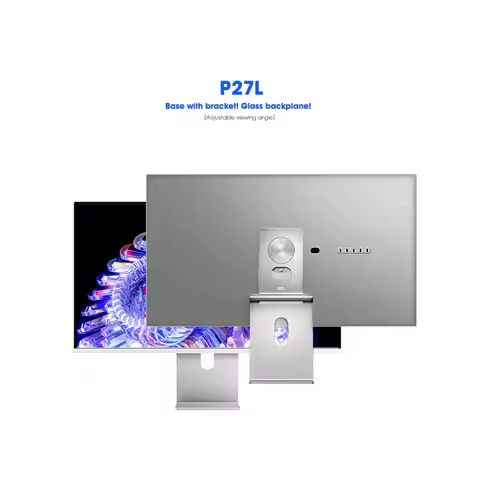 Kuycon P27L 3840*2160 Rich Colors Panel Screen Monitor 27 Inch 4k Display Monitor for Smooth Video E
