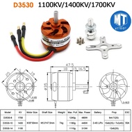 D3530 1100KV 1400KV 1700KV Brushless Outrunner Motor For Mini Multicopters RC Plane Helicopter