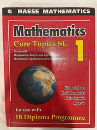 Haese Mathematics Core Topics SL 1 Textbook