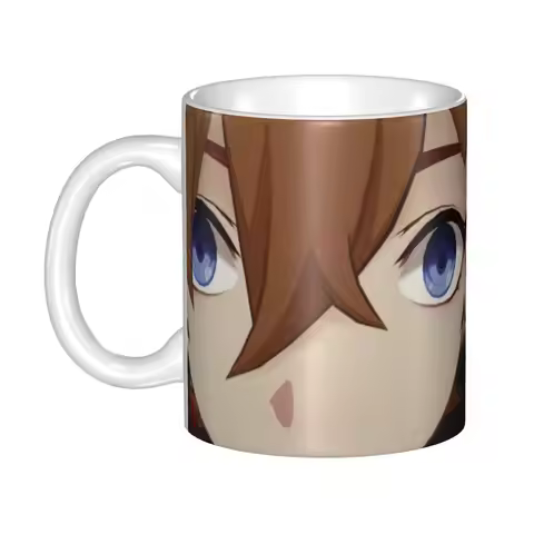 DIY Childe Genshin Impact Ceramic Mug Custom Action Video Game Coffee Cups Creative Present