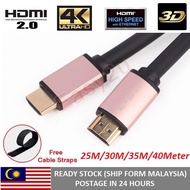 4K HDMI CABLE 2.0 Built-in Signal Booster 25M/30M/35M/40METER 18Gbps Ultra High Speed Cable V2.0 4K For Tvbox/Mytv/Ps3Ps