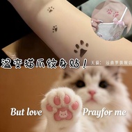 Cat Temperature Change Tattoo Stickers · All Cat Claws Body Temperature Change Color Cute Love Tempe