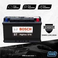 NW BOSCH Battery LN4 DIN80 (EFB) | Car Battery | Bateri Kereta | BMW F22, X1 E84 VOLVO V40 MERCEDES 