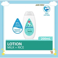 Johnson's Baby Milk + Rice Lotion (200ml)