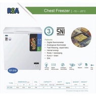 chest freezer / freezer box 200 liter cf 210