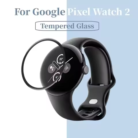 3D 2PCS PMMA Film For Google Pixel Watch 2 LTE Screen Protector Film For Pixel Watch2 SmartWatch (No
