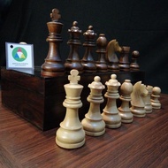 New Set of Wood Chess Board Std PERCASI DGT International FIDE Approved 1412