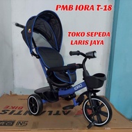 Sepeda balita roda tiga, sepeda stroller anak sepeda roda tiga iora